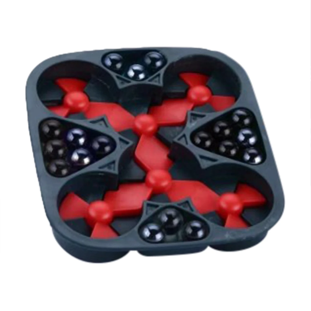 Mini Marbles Game Set with Rotating Disc Stress Relief Ball Toy Pinball Early Education for Children Adult | Дом и сад