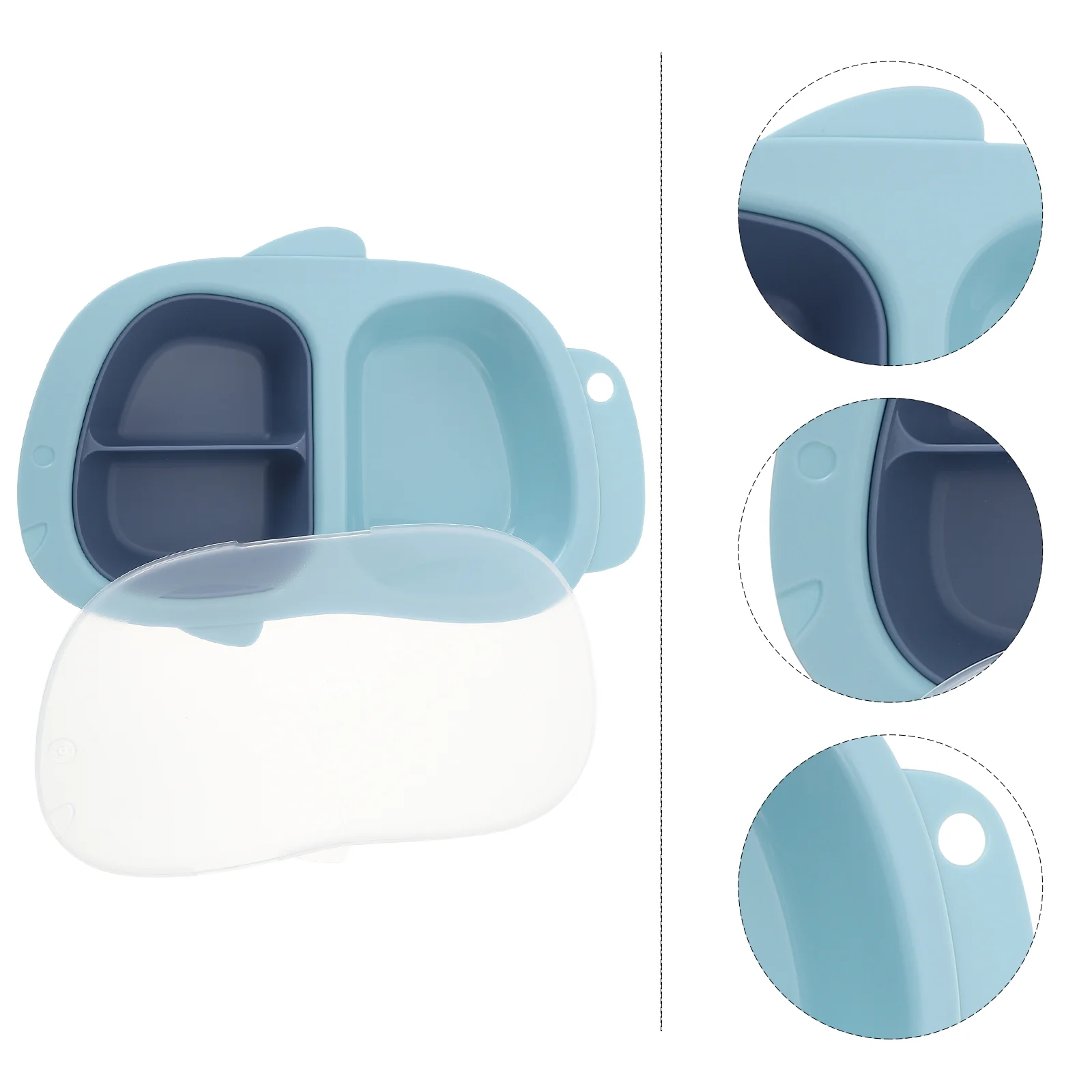 

Мультяшная детская тарелка в форме рыбы, разделенная тарелка, миска для еды, подарок для будущей мамы