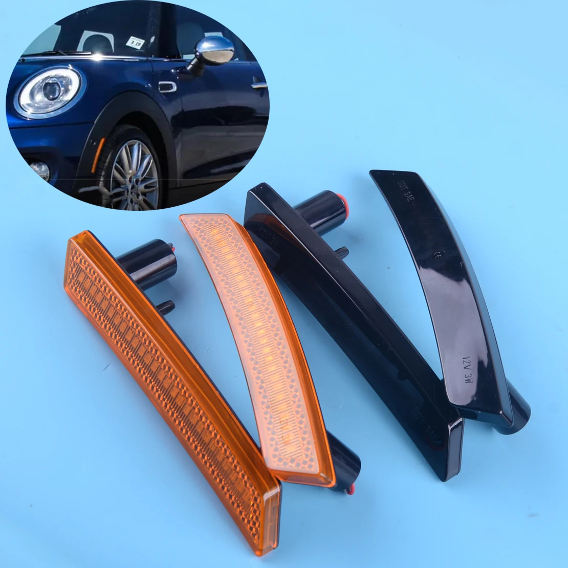 Beler 2 шт. переднее крыло фонарь для MINI Cooper R55 R56 R57 R58 R59 R60 R61 | Автомобили и мотоциклы