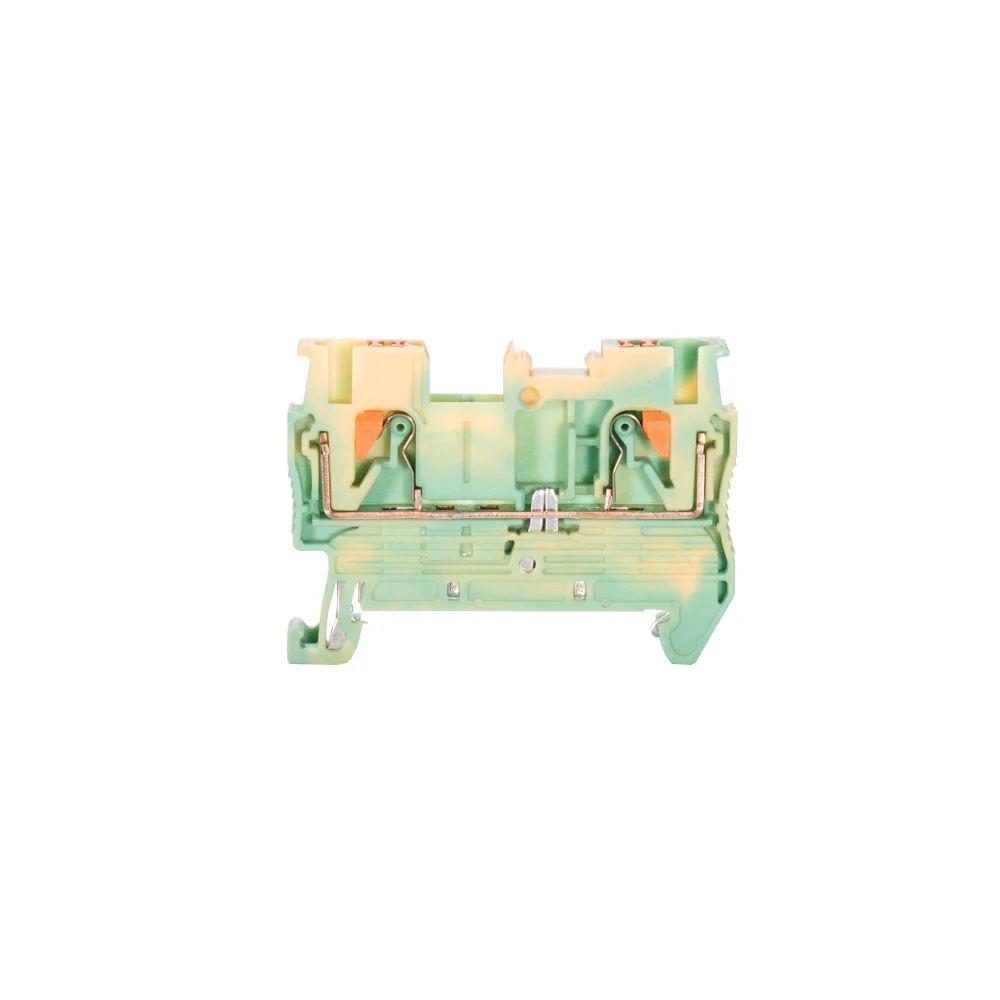 Фото ST2-2.5JD Din Rail терминальный блок Первый пуш-ап весной безвинтовое PT2.5 PE сделано клеммной колодки №2