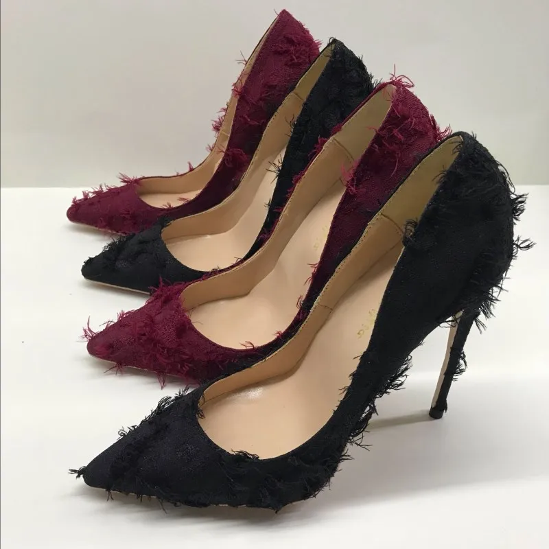 12cm high-heel ladies pumps shallow shoes spring new fashion female high heels red black green BM012 ROVICIYA | Обувь