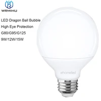 2 PCS 9W 12W 15W LED Dragon Ball Bulb G80 G95 G120 Home Super Bright Energy Saving Big Circle Light Bulbs E27 Screw