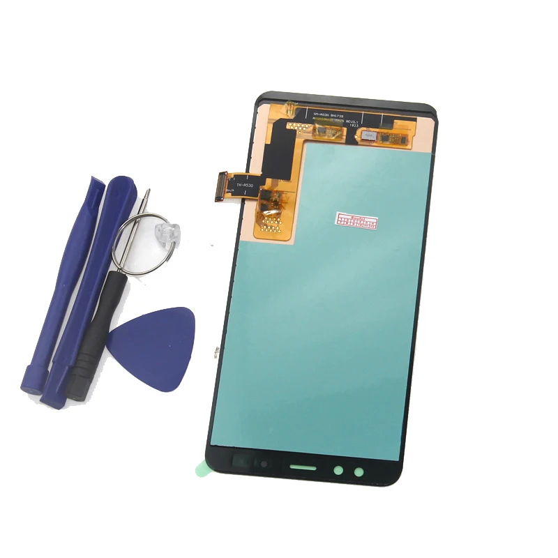 100% протестирован для SAMSUNG A8 2018 A530 lcd A530F A530D дисплей ЖК-экран сенсорный дигитайзер