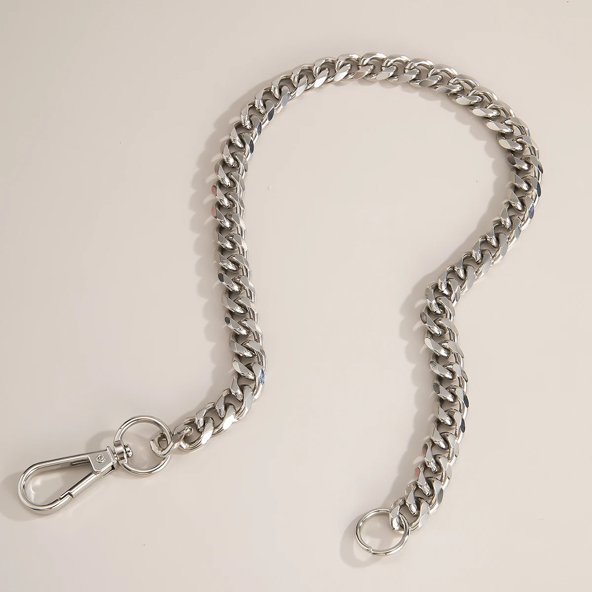 

IngeSight.Z Punk Hip Hop Miami Curb Cuban Link Chain Choker Necklace Vintage Chunky Thick Heavy Metal Collar Necklaces Jewelry