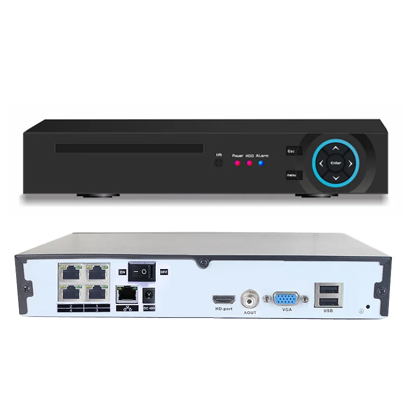 XMEYE приложение H.265 48 В ONVIF CCTV NVR 4CH 8CH 4MP 5MP PoE NVR для POE IP камеры системы наблюдения