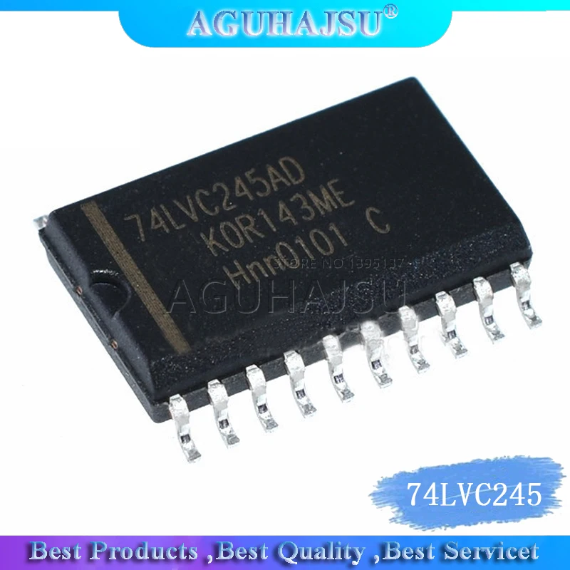 10 шт. абсолютно новый оригинальный 74LVC245 74LVC245AD SOP 20 8 полосный автобусный трансивер