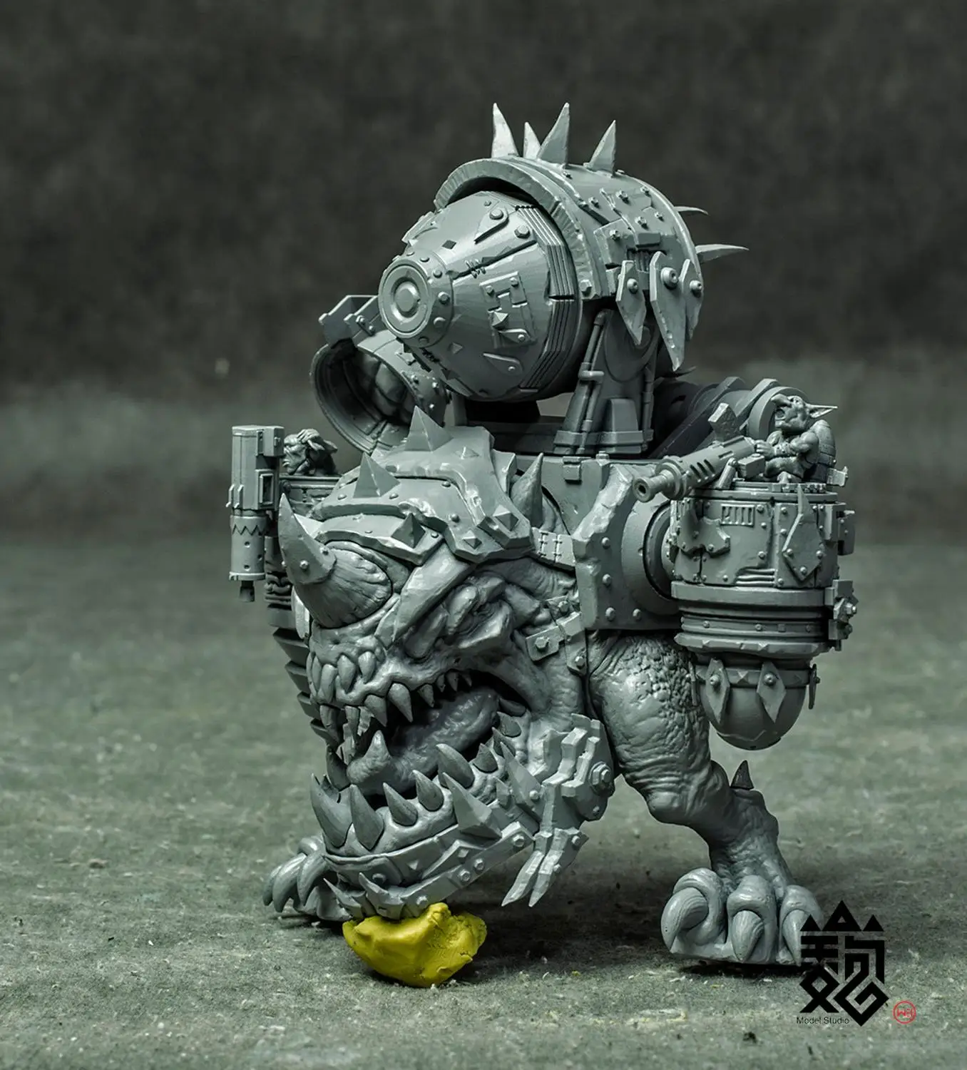 Игры 40K Orc Giant Super Fortress Squigs Growlers настольные игры Высокая точность смолы ночной