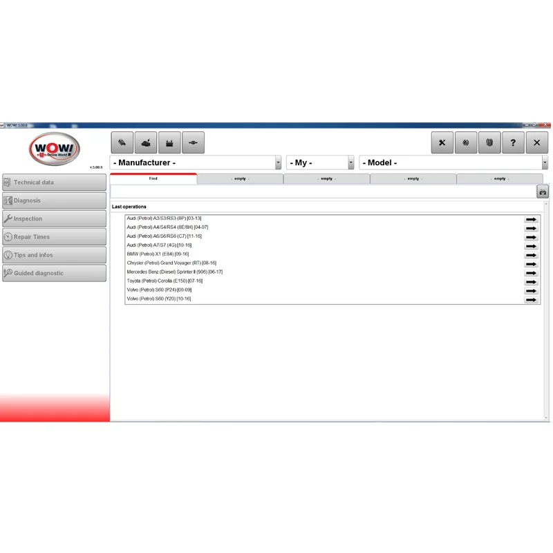 2023 горячая Распродажа для последней модели WOW 5.00.9 английский с бесплатным