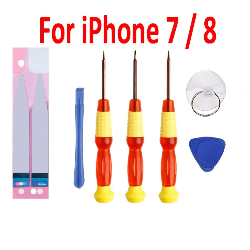 Baseus 8 в 1 Набор инструментов для ремонта батареи мобильного телефона для iPhone 8 7 6 6s Plus 5S 5 Замена аккумулятора комплект станков - Цвет: For iPhone 8