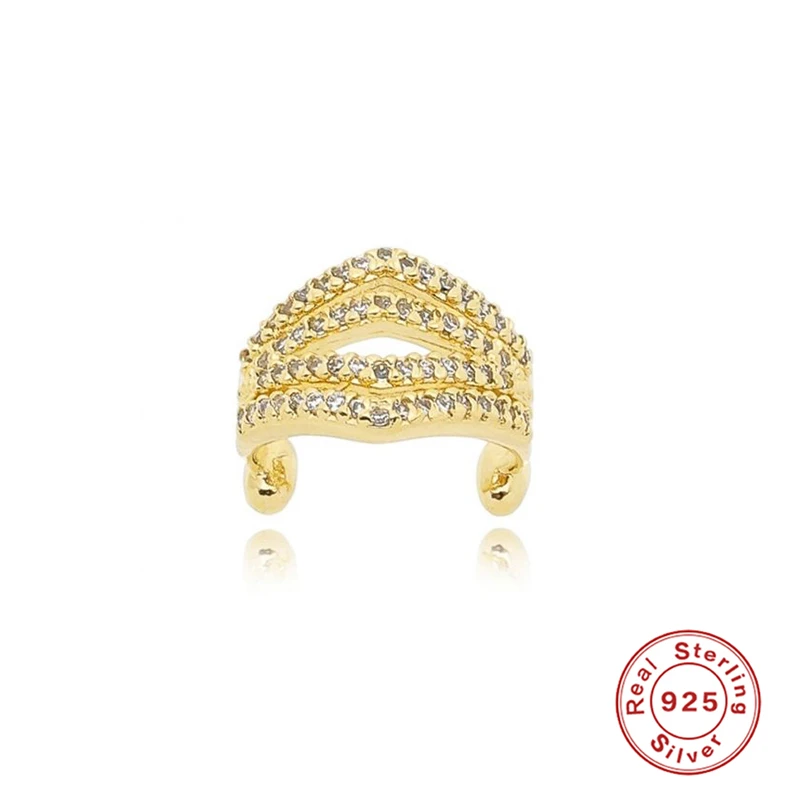 925 пробы серебряные винтажные Клипсы Серьги Кристальные серьги кольцо для носа и