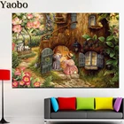 Алмазная живопись сделай сам, мультяшный кролик, семейство 5d, вышивка крестиком, алмазная живопись, узор, квадратные, круглые стразы, мозаичный Декор