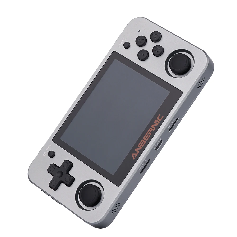 Kaufen RG350M Retro Spiel Konsole RG350 Aluminium Legierung Shell Video Spiele Konsole 3,5 Inch IPS Bildschirm PS1 Spiel Player Linux System RG350