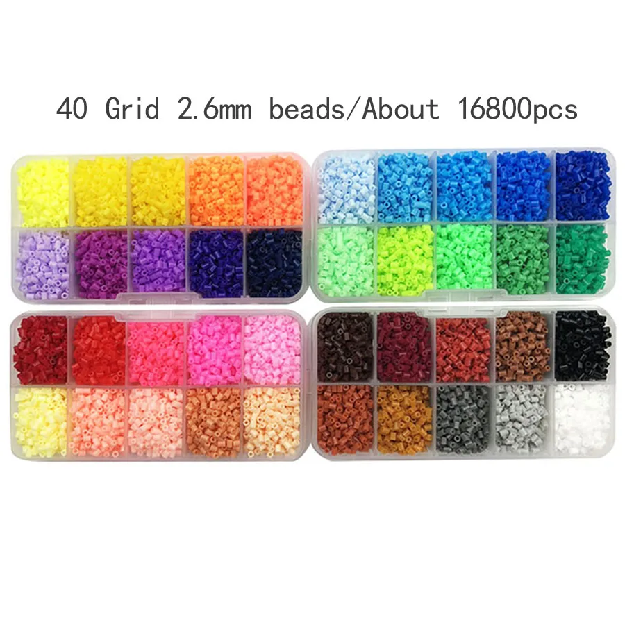 Миниатюрные бусины Perler 2 6 мм 10 50 цветов на выбор Hama игрушка сделай сам для детей