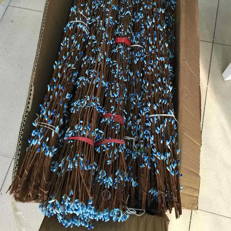 65 см Искусственный Пип Берри стебли мини бусина железная проволока ветка цветок