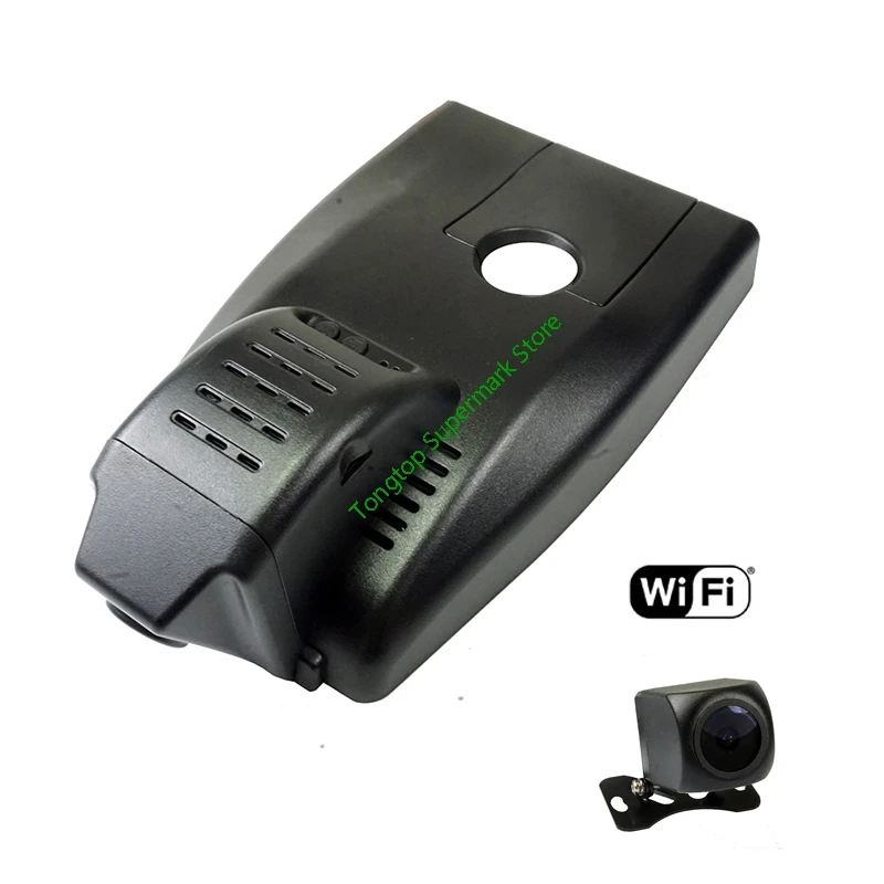 Двойной объектив опционально 1080P HD WiFi Автомобильный видеорегистратор Камера Novatek
