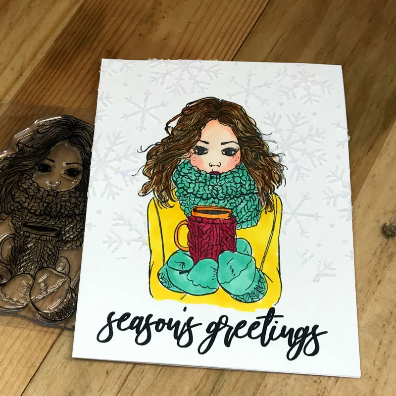 Модные/милые/красивые девушки/женские прозрачные штампы для рукоделия