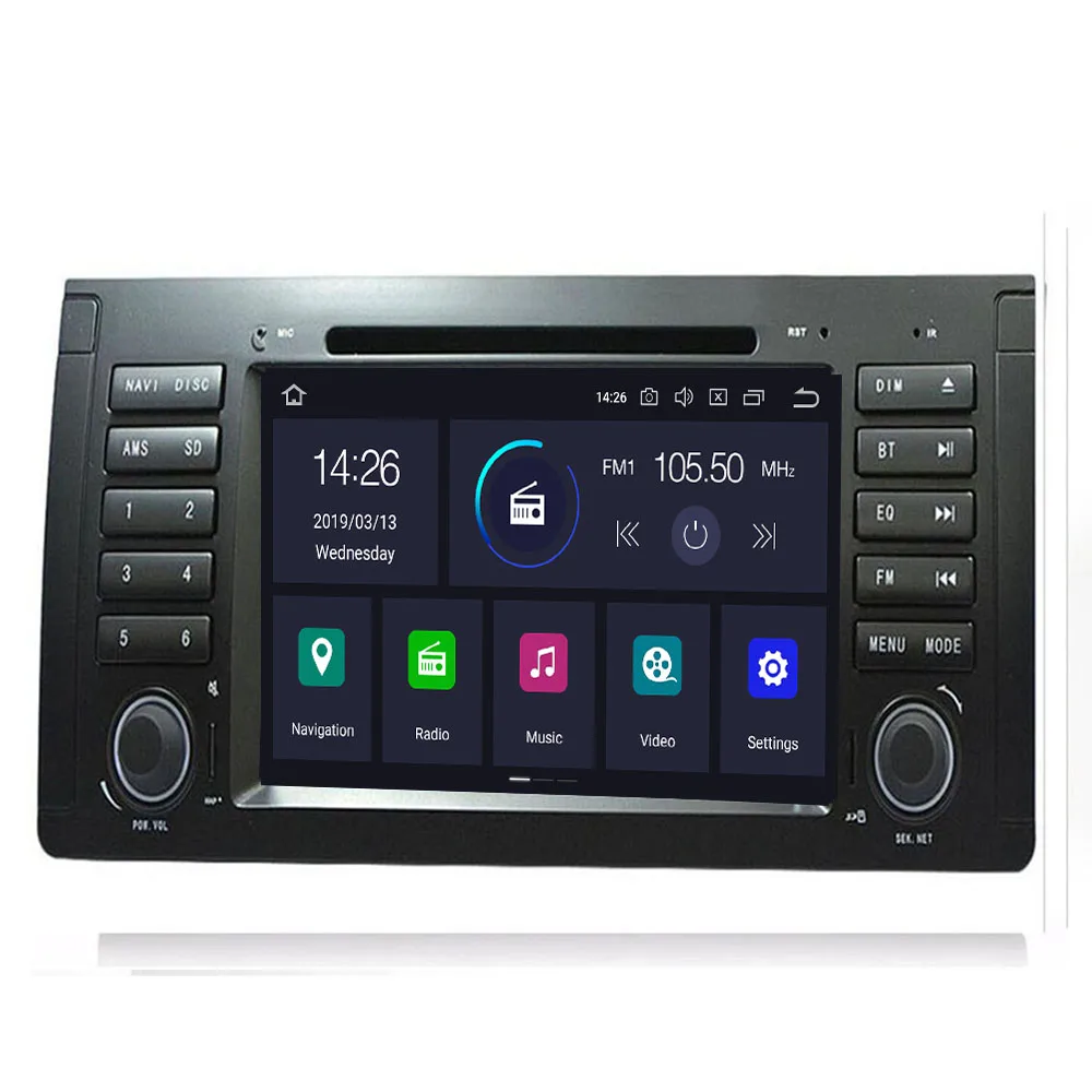 Авторадио 2 Din Android 10 8core 7 &quotавтомобильный DVD плеер для BMW E46 M3 318/320/325/330/335 Rover 75 1998 2006