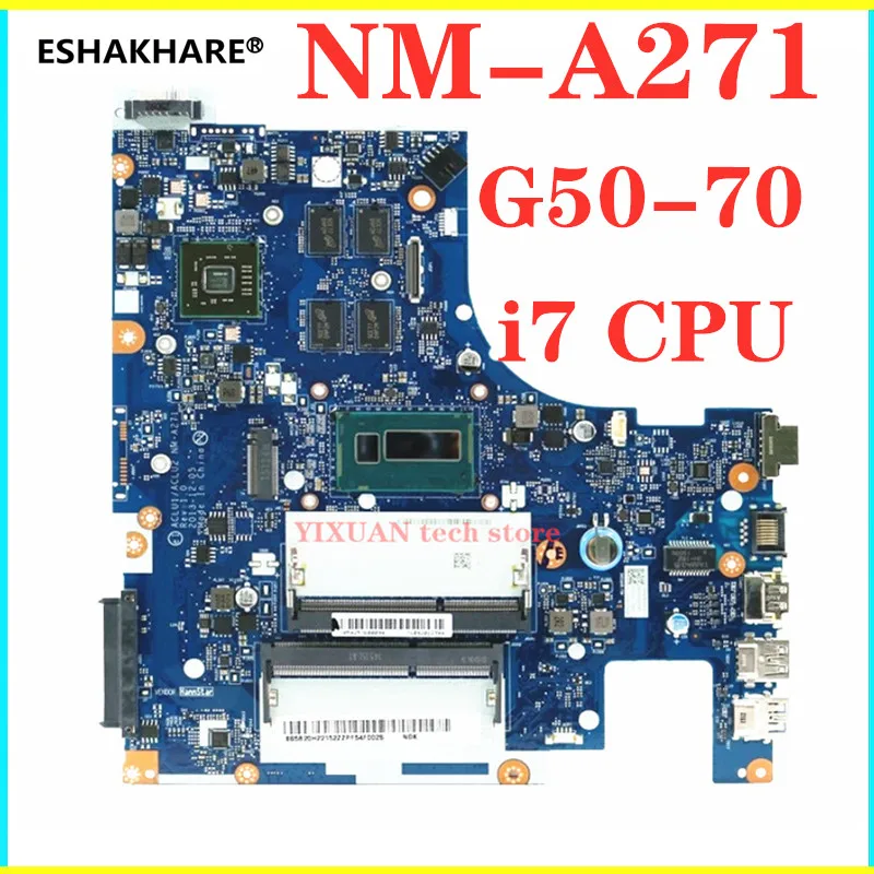 G50 70 i7 4510 CPU для Lenovo материнская плата ноутбука ACLU1 ACLU2 NM A271 100% тест не