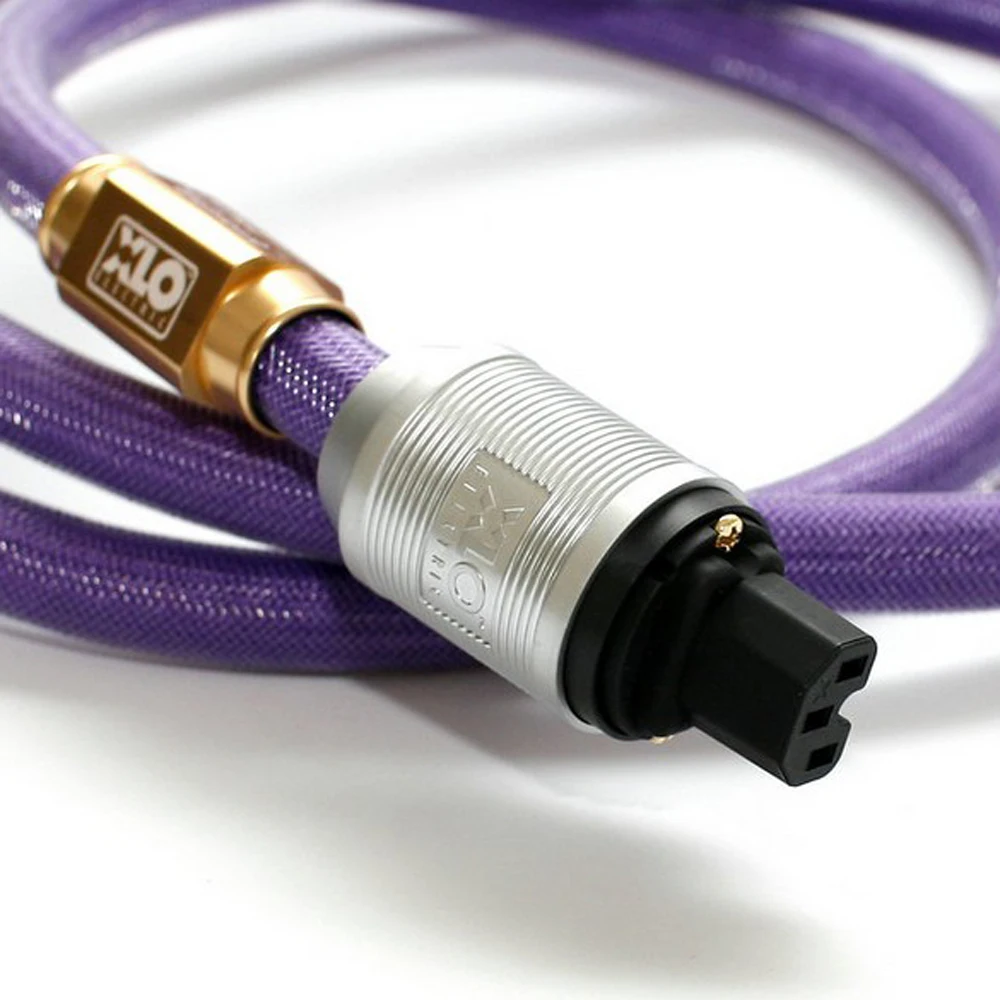 XlO Лимитированная серия позолоченный американский шнур питания переменного тока Hi Fi аудио кабель