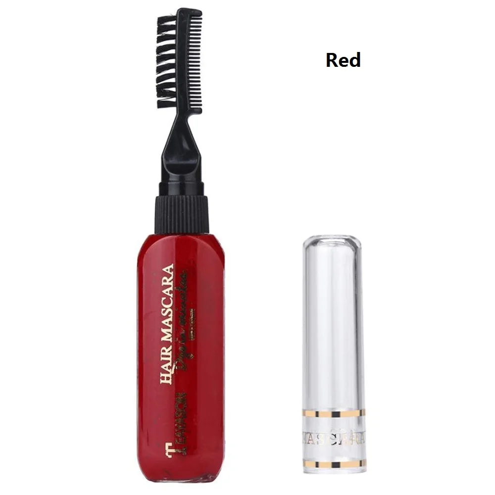 

High Quality Fashion Hair Color Cream 13 Colors Temporary Hair Dye Mascara Cream Non-toxic DIY Hair Dye Pen Hair Care