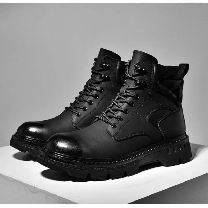 

Martin Boot 2021 New Office Men Shoes Casual Fashion Bottes De Martin Dress Classic Comfortable Chaussures Pour Hommes 8KH600