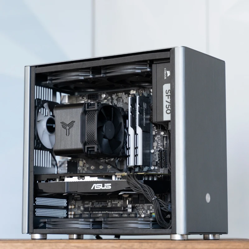 JONSBO HX6210 черный/белый 6 тепловых охладителей процессора 90 мм PWM вентилятор башня с