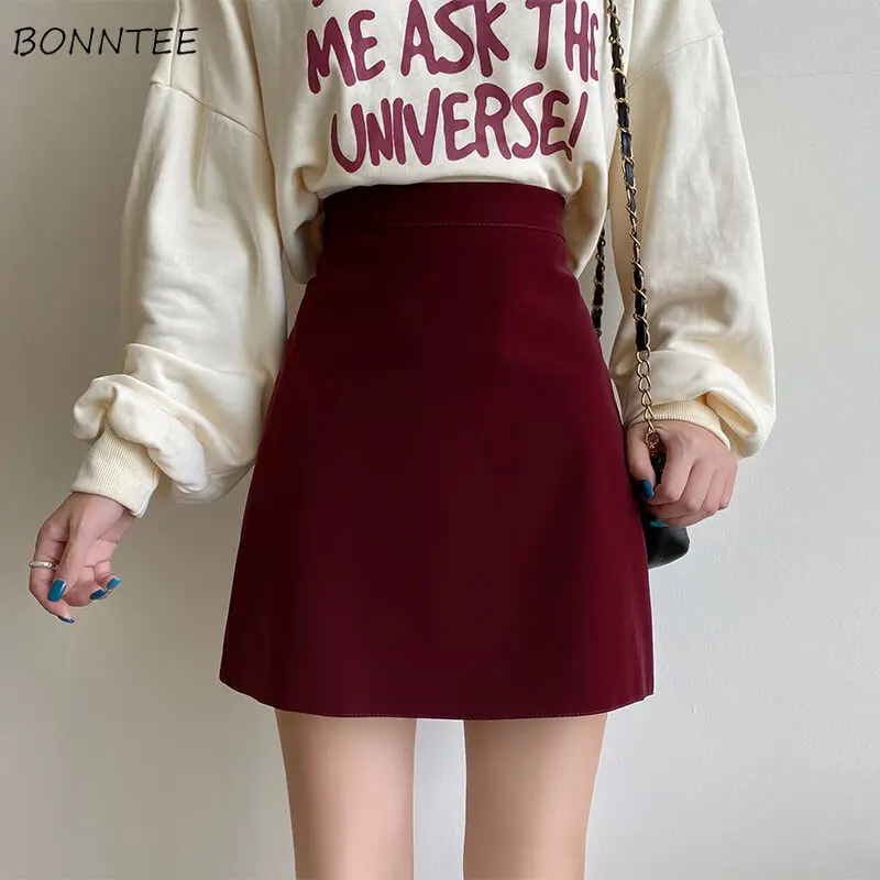

Skirts Women Retro Mini Bodycon Empire Popular All-match Ulzzang Summer Vintage Chic Temperament Charm Design High Waist Ladies