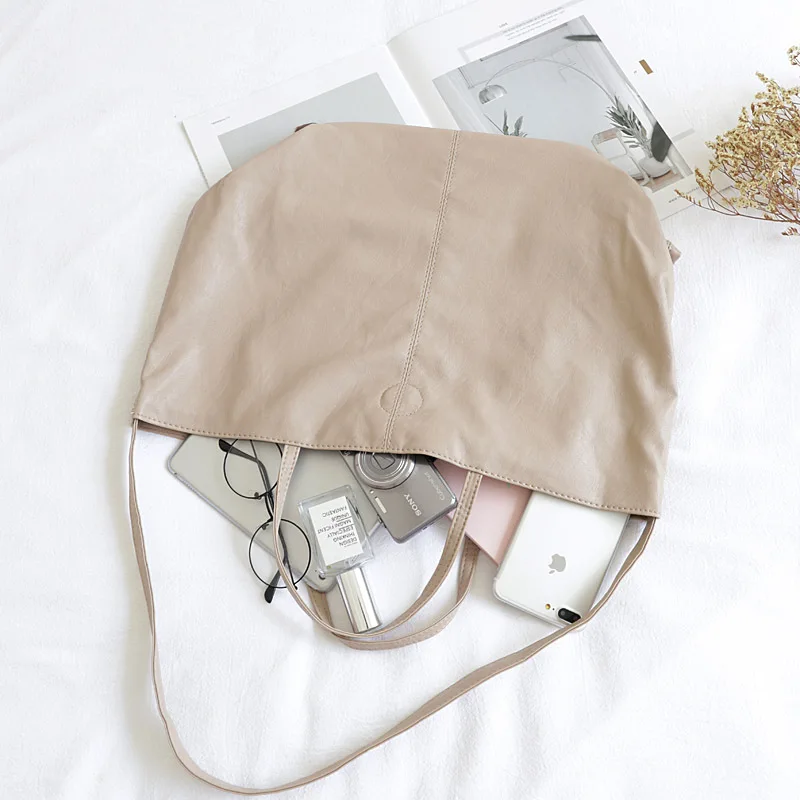 Youda оригинальная Большая вместительная Женская хозяйственная сумка одноцветная