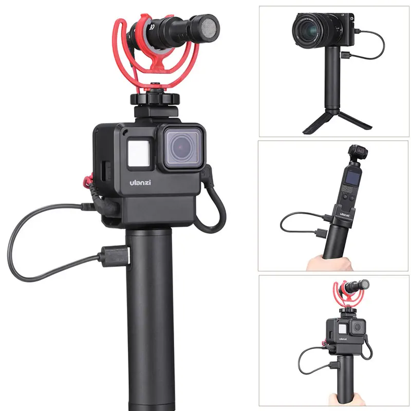Аккумуляторная батарея ULANZI для Gopro 6800 мАч портативное зарядное устройство ручной