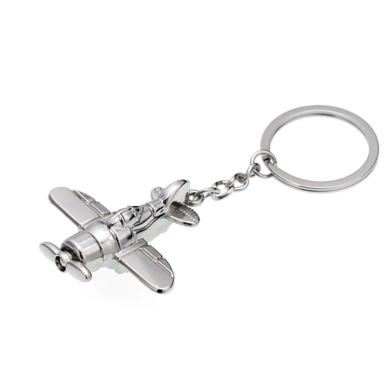 

Cute Air Plane Keychain Aircraft Propeller Airplane Pendant Key Chain Best Friend Gift High Quality Keyring Accessories 2022