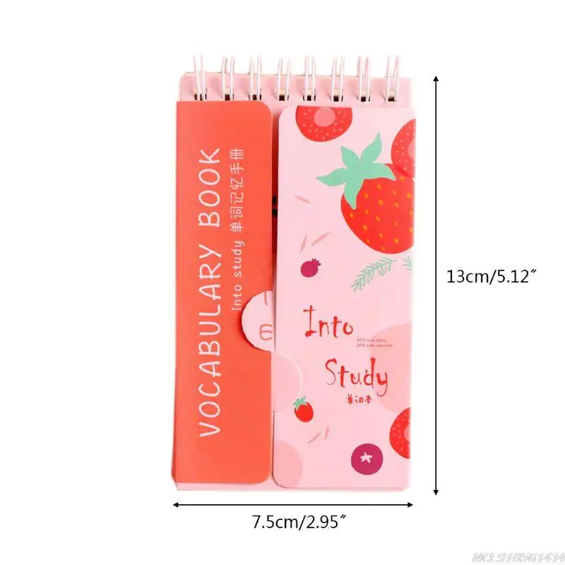Kawaii фруктовый блокнот словарь для иностранного языка английские слова рецитация