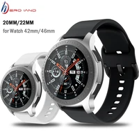 22mm 20mm silicone band for samsung galaxy 46mm 42mm gear s3 s2 active 2 strap for huami amazfit gtr gts bip huawei watch gt 2