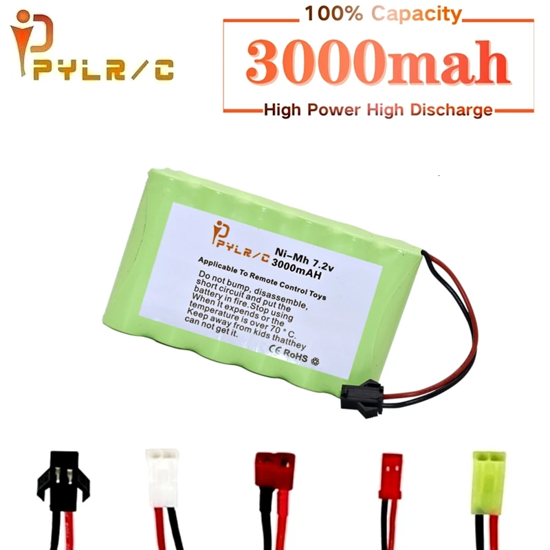 1 шт. перезаряжаемая батарея 7 2 в для радиоуправляемых игрушечных автомобилей