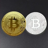 new fashion gift gold bitcoin bit litecoin xrp ripple cryptocurrency metal silver btc commemorative coin pi coins collectibles
