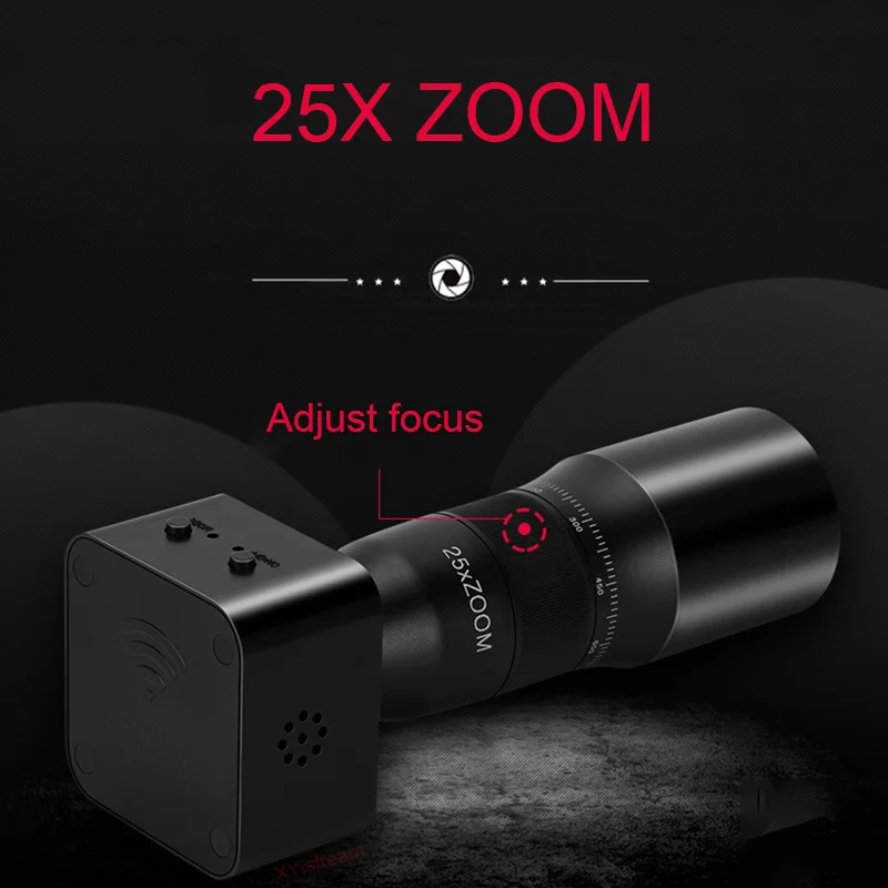 Мини-камера видеорегистратор Full HD 1080P Wi-Fi зум беспроводная IP-видеокамера