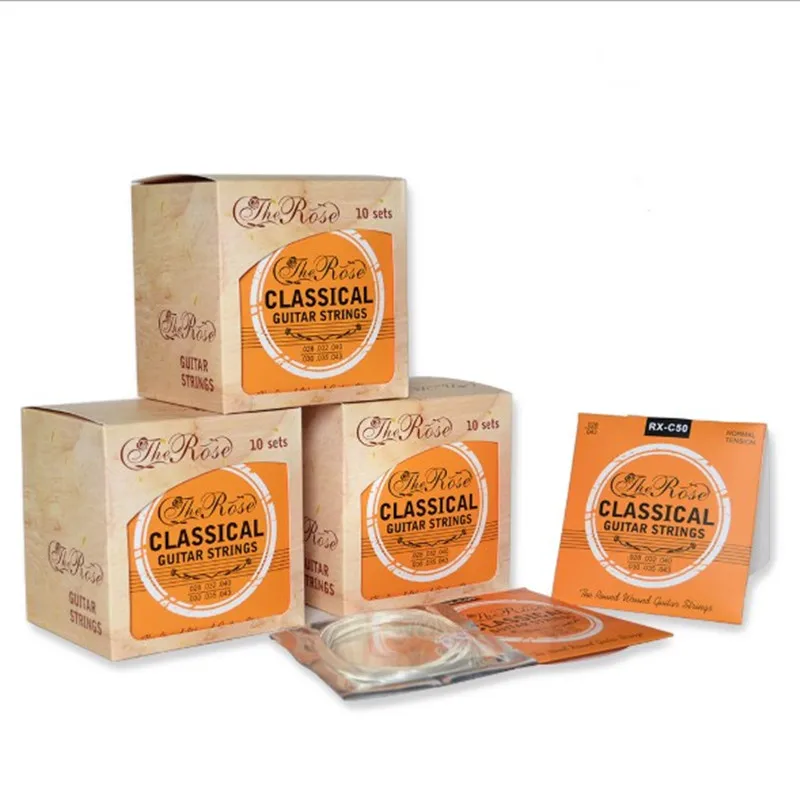 Оптовая продажа розовая гитара струна Электрическая Акустическая классическая