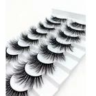 8 пар 3D норковые ресницы натуральныетолстые длинные ресницы Wispy макияж инструменты для наращивания красоты