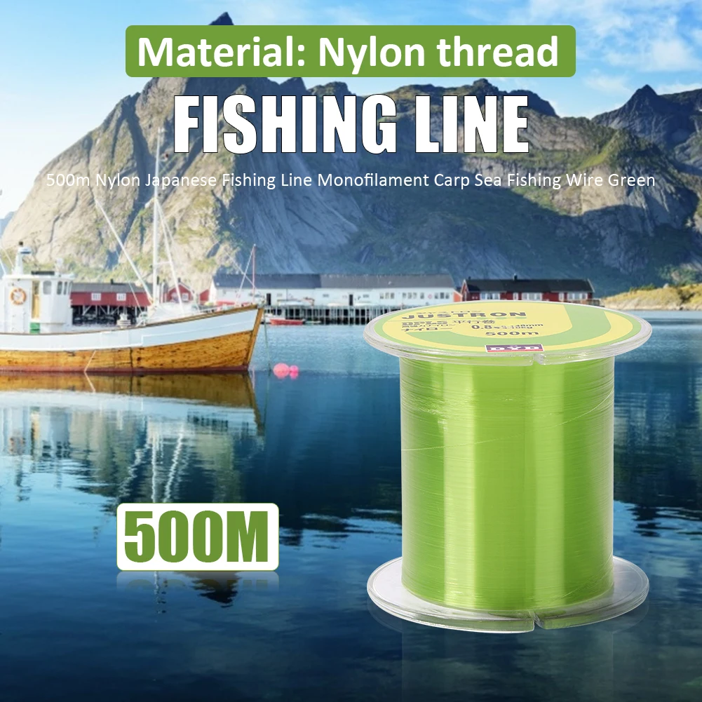 500M Nylon Fishing Line Diameter 0.10Mm To 0.47Mm Japanese Durable Monofilament Rock Sea/Freshwater Tackle | Спорт и развлечения