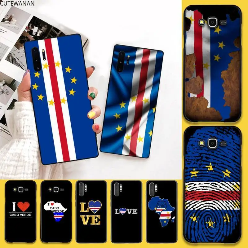 Чехол для телефона с флагом Кабо-Верде Samsung Galaxy Note20 ultra 7 8 9 10 Plus lite J7 J8 2018 Prime - купить