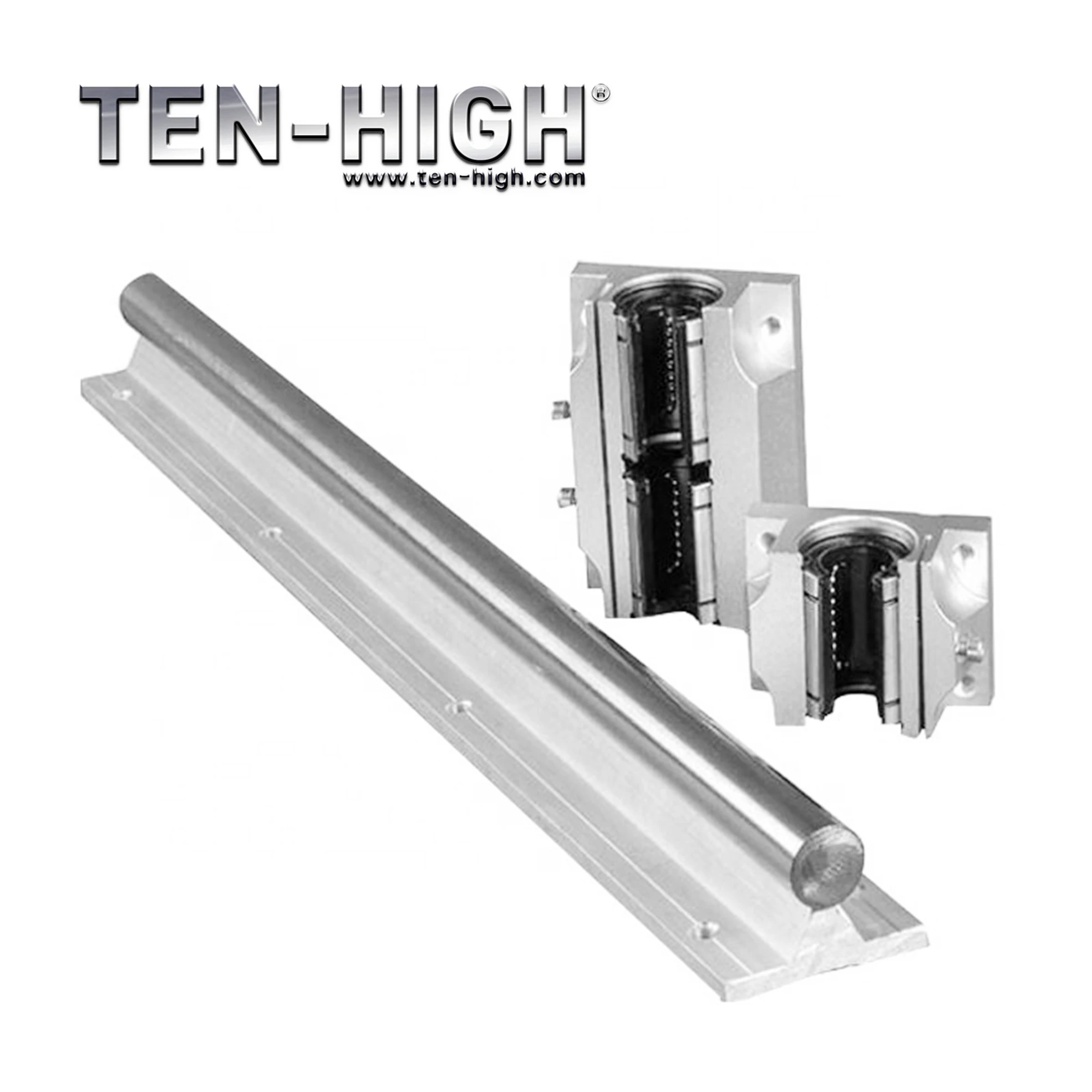 TEN-HIGH бесплатная доставкаTBR20 цилиндрические направляющие рельсы на опоре