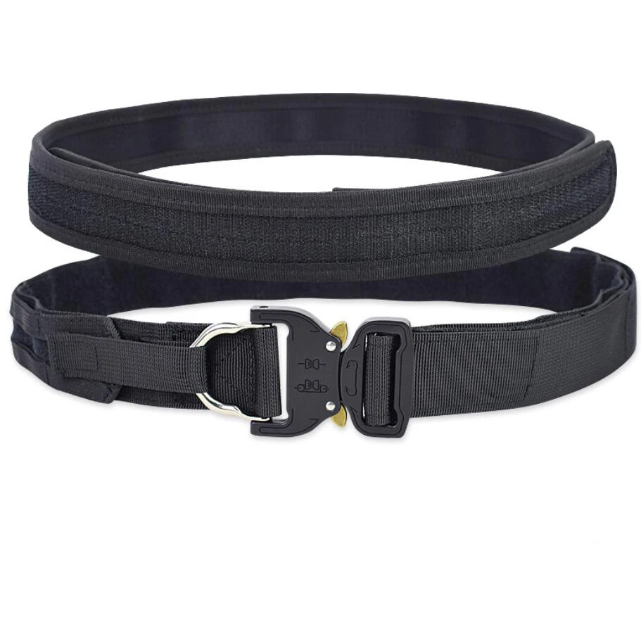 

Ремень тактический военный с системой «Молле», регулируемый армейский боевой пояс для страйкбола, Мультикам, для тренировок, охоты