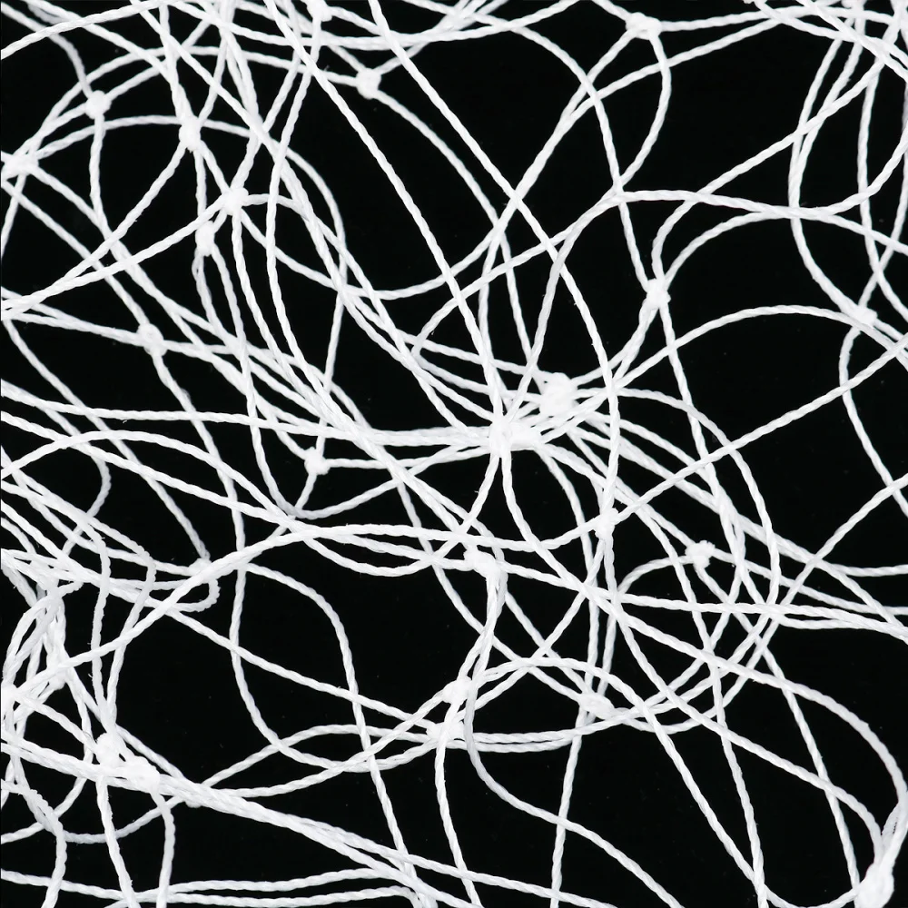 

5 Persons Football Soccer Goal Post Net Sturdy Replacement Soccer Net Sports Training Net for Outdoor (White, x 2m)