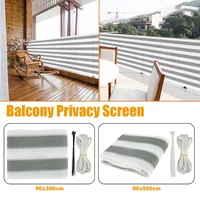 balcony privacy screen with grommets fence deck shade sail yard cover uv sunblock wind child safe protection summer supply