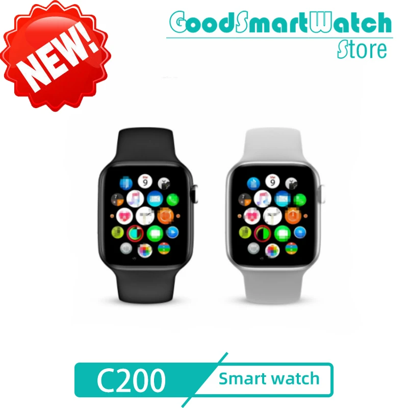 2020 Новое Поступление Смарт часы C200 bluetooth фитнес трекер для apple watch iphone smartwatch