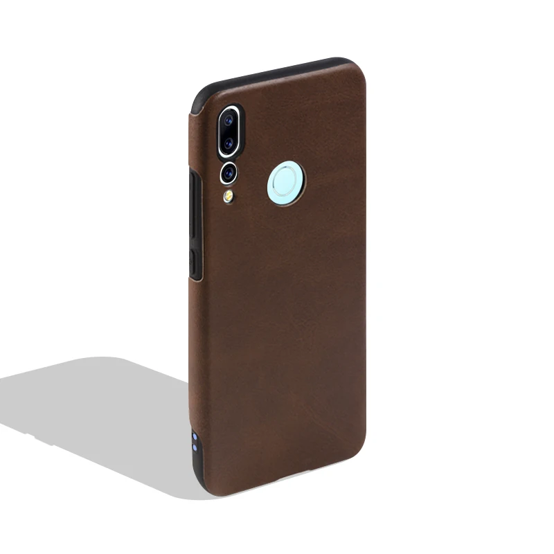 Модный простой чехол для UMIDIGI A5 Pro Роскошный кожаный задняя крышка противоударный