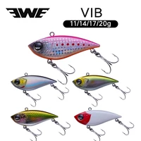 2020 ewe new abs plastic vib blade fishing lures c64s sinking vibration wobbler baits artificial bass pike perch winter tackle