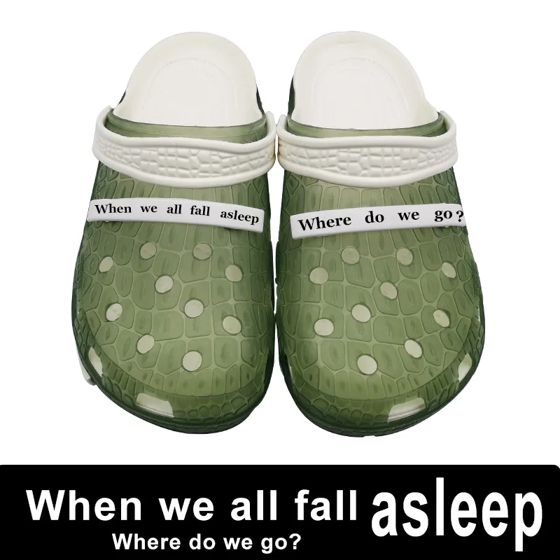 Когда мы все засыпаете где я могу добраться до вас Мужская обувь ПВХ мягкий Kapcie