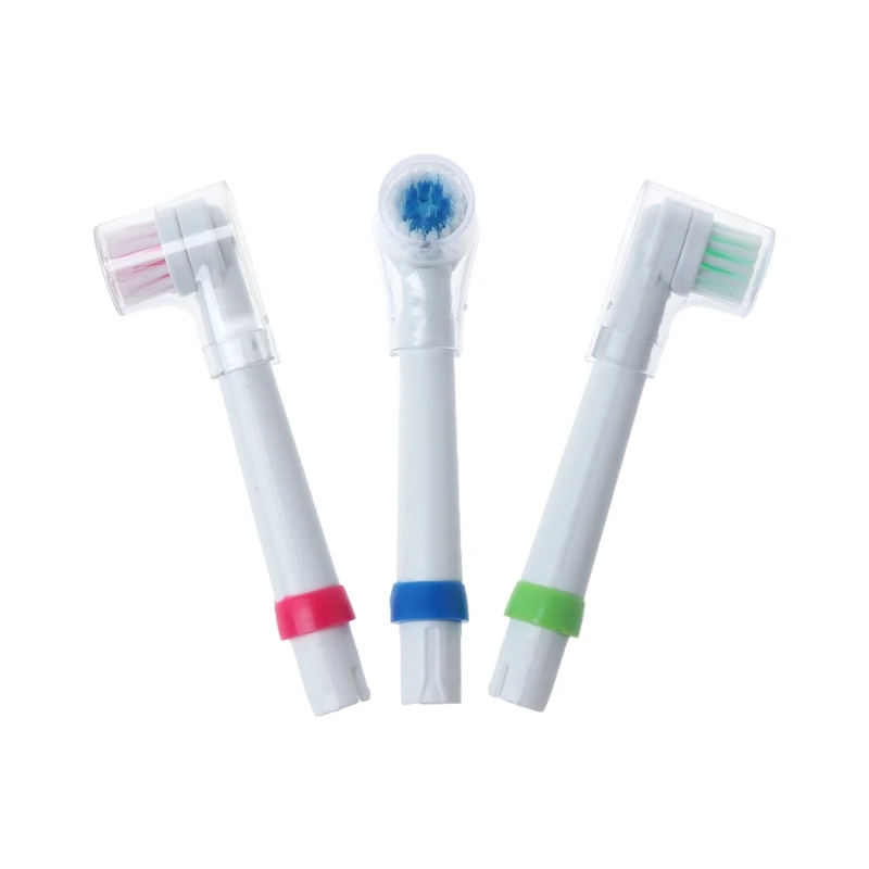 

1 Set Electric Toothbrush With 4 Brush Heads Battery Operated Oral Hygiene No Rechargeable Teeth Brush U1JE