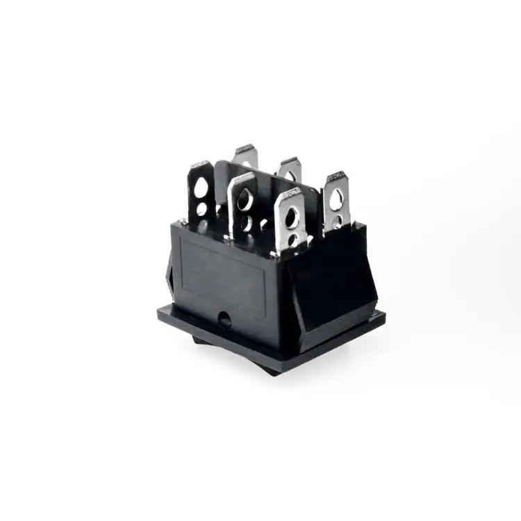 Поддерживаемый клавишный выключатель полярности 6 контактов 20 А 12 В DPDT с функцией