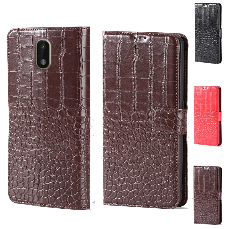 

Чехол-книжка для Nokia C1 Plus, кожа, с отделением для карт и подставкой